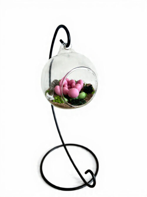 Composition de Succulentes en Cire Parfumée sur Support Métal – Personnalisable